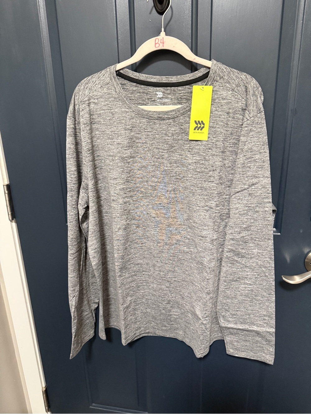 Target Gray Heather Long Sleeve Tee